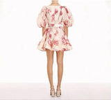 Zariah Luxe Belted Statement Dress - Alamode By Akanksha