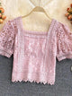 Meltem Crochet Blouse - Alamode By Akanksha