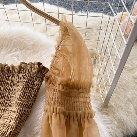 Lena Mesh Sleeve Dress - Alamode By Akanksha