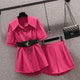Absidee Coord Set with Belt - Alamode By Akanksha