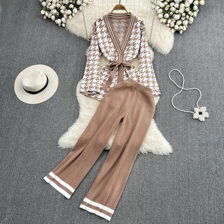 Beige - Baylor Woolen Coord Set