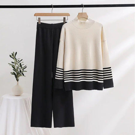 Black - Alfred Woolen Coord Set