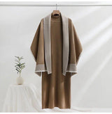 Shirley Statement Winter Dress with Stole - Alamode By Akanksha