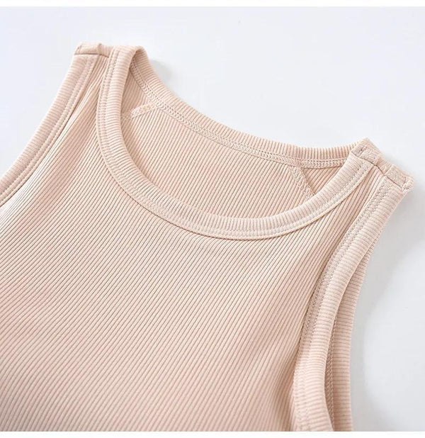 Nicole Tank Tops with Inbuilt Bra - Alamode By Akanksha