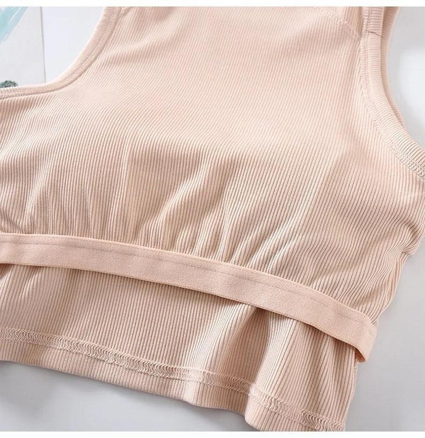 Nicole Tank Tops with Inbuilt Bra - Alamode By Akanksha