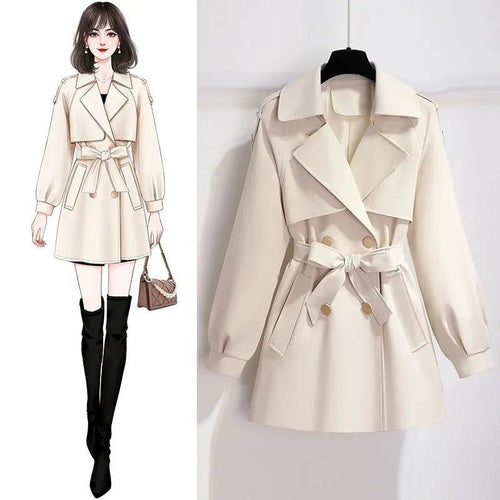 Janice Luxe Short Trenchcoat - Alamode By Akanksha