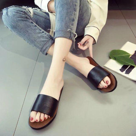 Black - Reina Slipon Flats
