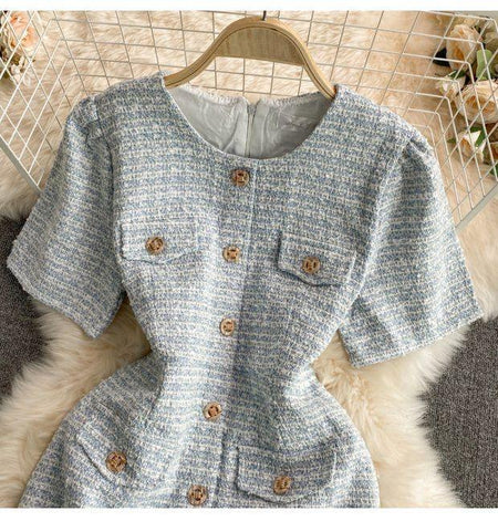 Fedora Tweed Dress - Alamode By Akanksha