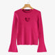 Roseline Heart Statement Top