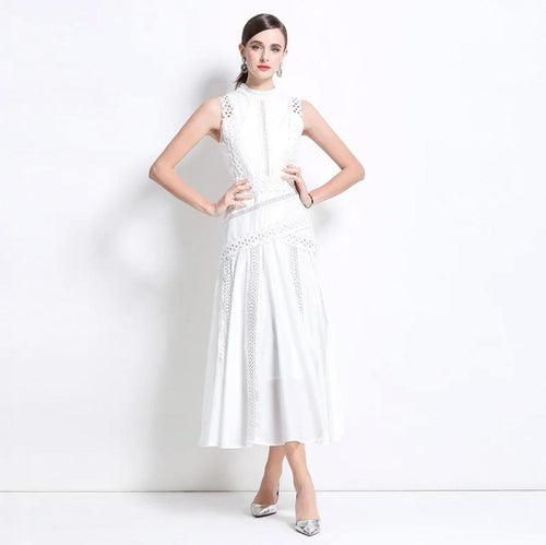Serri Summer Holiday Dress In White