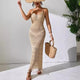 Emira Soft Knit Crochet Dress Resortwear