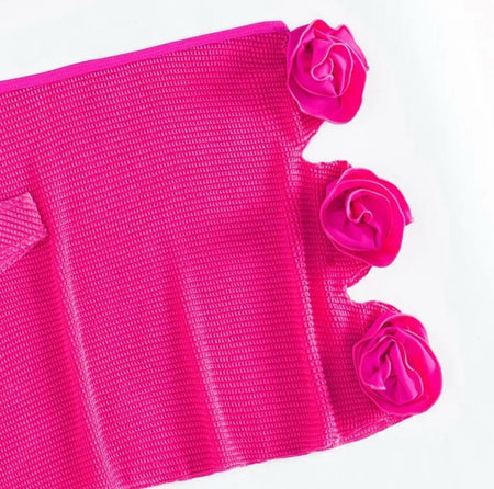 Nina Rosette Bikini With Skirt In Pink