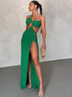 Gracce Statement Slit Cut Summer Dress