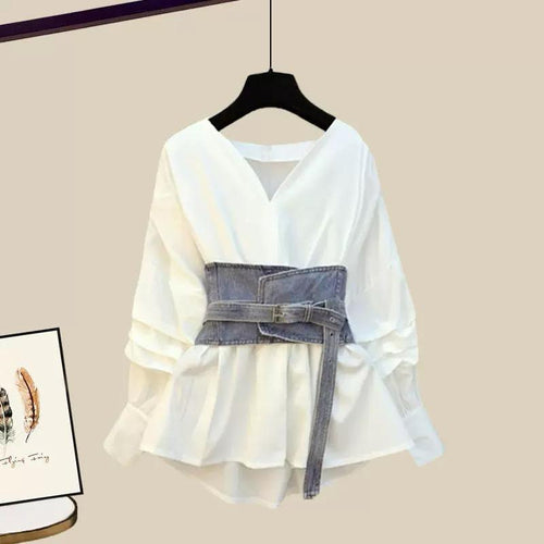 Nayeli Luxury Corset 3 Piece Set In White