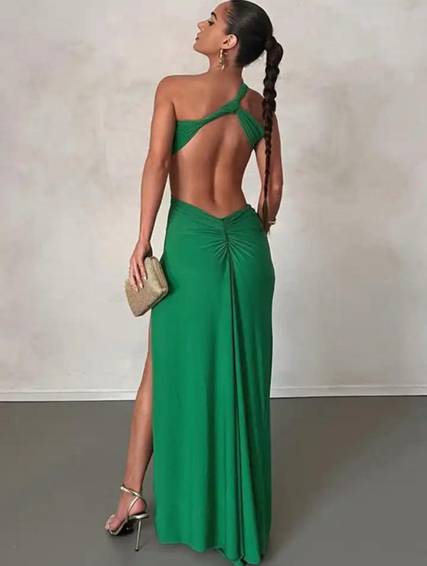 Gracce Statement Slit Cut Summer Dress