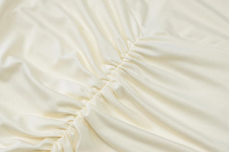Cosmic Offshoulder Ruched Maxi Dress In Off-White
