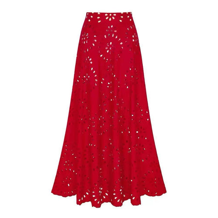 Mellin Swimsuit With Skirt In Red