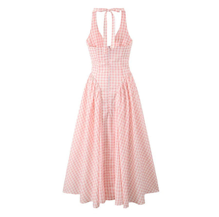 Buy Shireen Drop Waist Midi Dress In Pink Online in India Buy Shireen Drop Waist Midi Dress In Pink Online in India