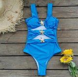 Kaylee Swimsuit With Skirt In Royal Blue