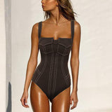 Deris Swimsuit With Pants In Black