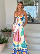 Della Statement Printed Jumpsuit