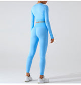 Remy Premium Activewear Set In Sky Blue