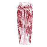 Marisa Swimsuit With Sarong In Rust