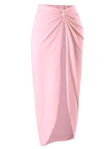 Marie Luxe Swimsuit With Skirt In Pink