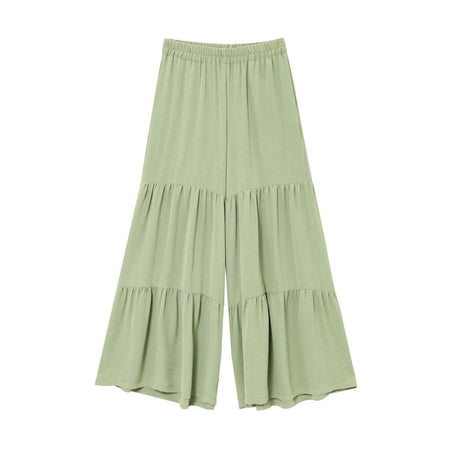 Aderyn Statement Linen Suit Set In Olive Green
