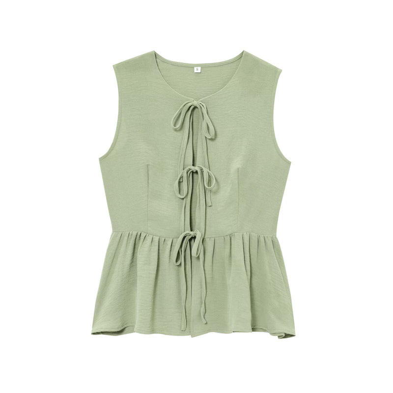 Aderyn Statement Linen Suit Set In Olive Green