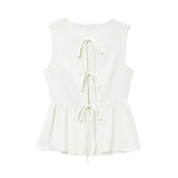 Aderyn Statement Linen Suit Set In Off White
