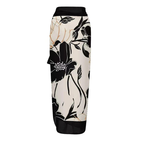 Maree Swimsuit With Sarong In Black