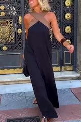 Jemini Summer Holiday Dress In Black