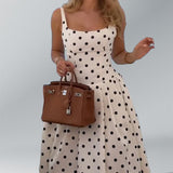 Neiman Polka Summer Holiday Maxi Dress