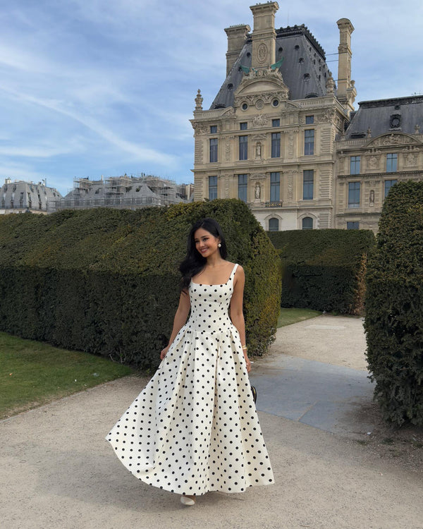 Neiman Polka Summer Holiday Maxi Dress