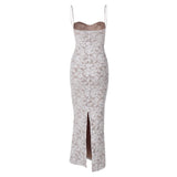 Diva Lace Bodycon Maxi Dress