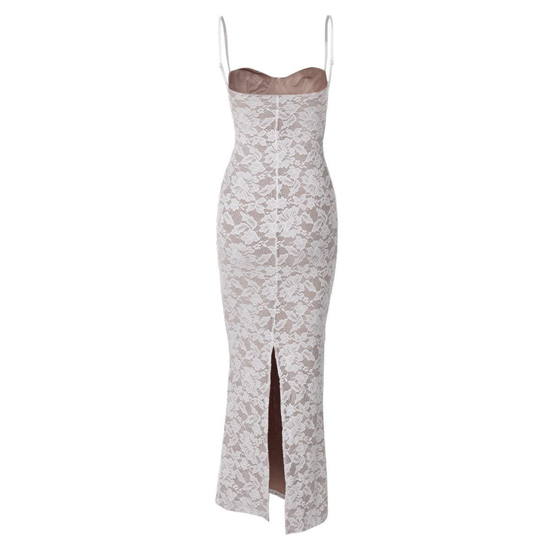 Diva Lace Bodycon Maxi Dress