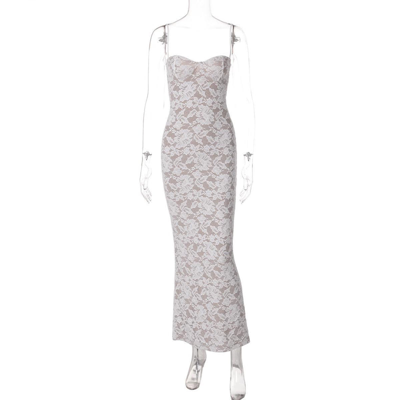 Diva Lace Bodycon Maxi Dress
