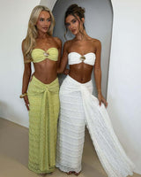 Aroma Summer Coord Set-Resortwear In Green