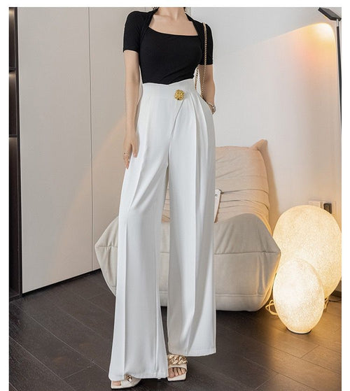 Feodra Luxe Formal Pants In White