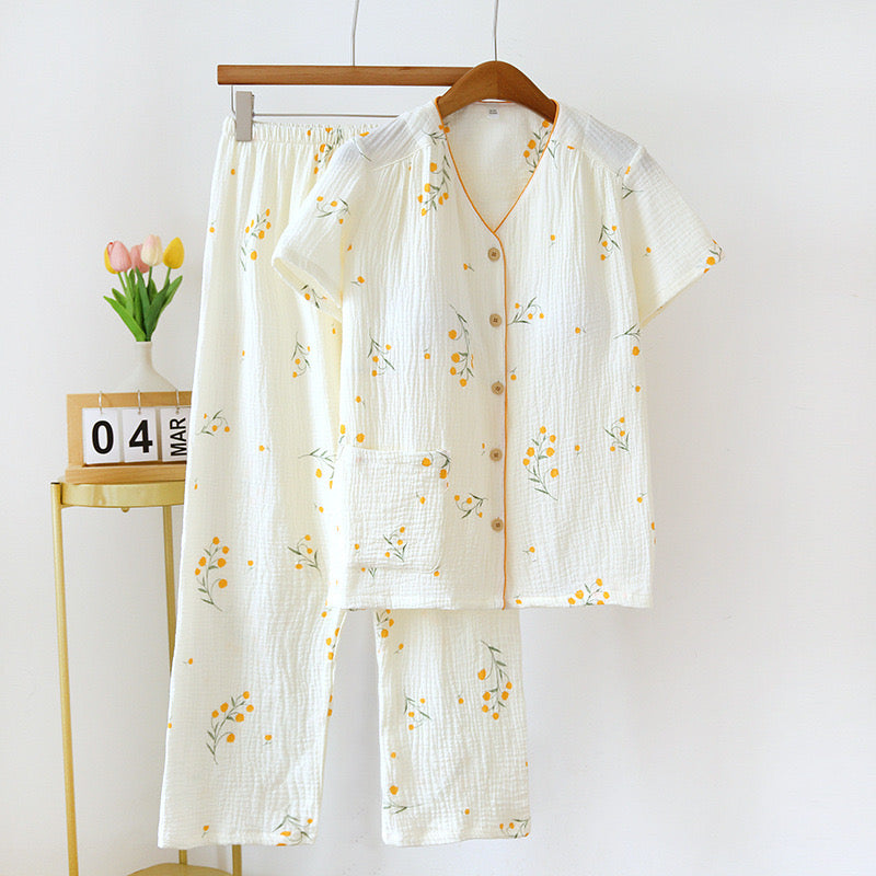 Sarena Floral Cotton Nightsuit