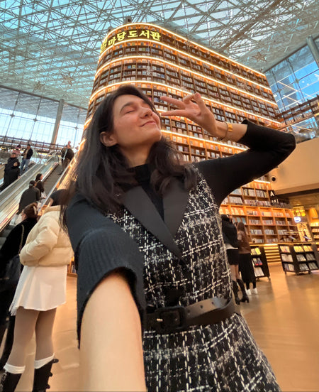 Rasa Luxe Woolen 3 Pc Set in Black