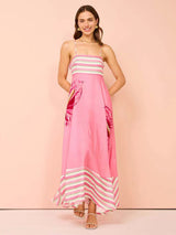 Cosmon Holiday Dress In Pink