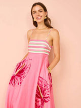 Cosmon Holiday Dress In Pink