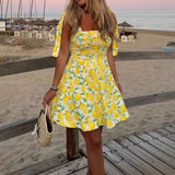 Rufina Summer Dress In Yellow