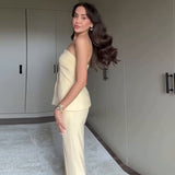 Fayola Offshoulder Coord Set In Light Yellow