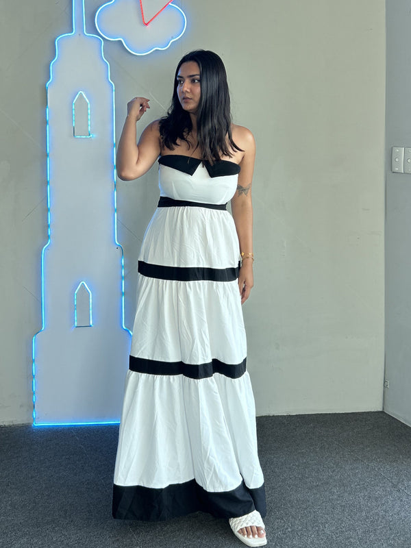 Wesley Offshoulder Holiday Maxi Dress