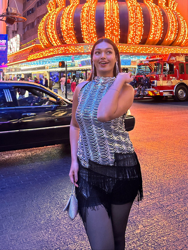 Emora Sequined Dress