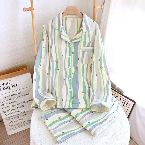 Flama Cotton Nightsuit In White