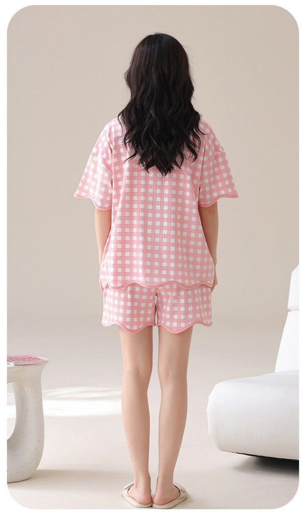 Dawn Two Pc Nightsuit In Peach